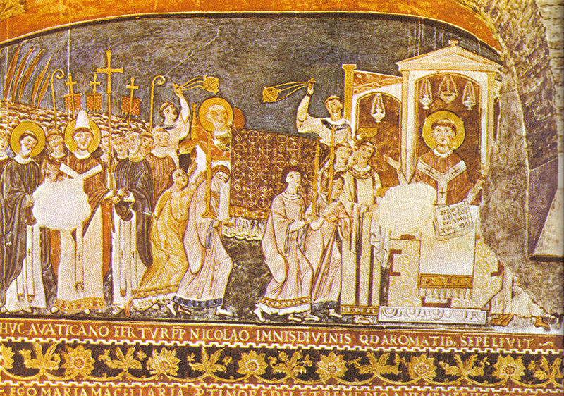 фреска од Св.Климент во Рим